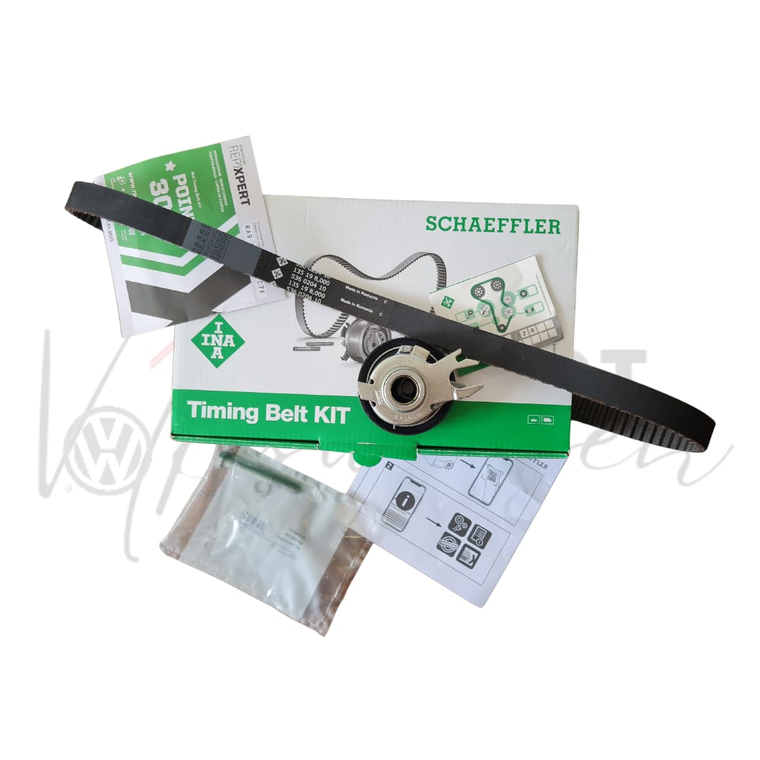 KIT TIEMPO DISTRIBUCION REPARTICION (CORREA-TENSOR) 135 dientes Cross Fox (2007 - hoy) - 1.6 BAH 8v Fox (2005 - hoy) - 1.6 BAH 8v Voyage (2015-) - 1.6 CFZA 8v